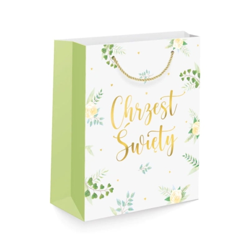 (26 x 32 x 12cm) średnia torba prezentowa z okazji Chrztu Świętego